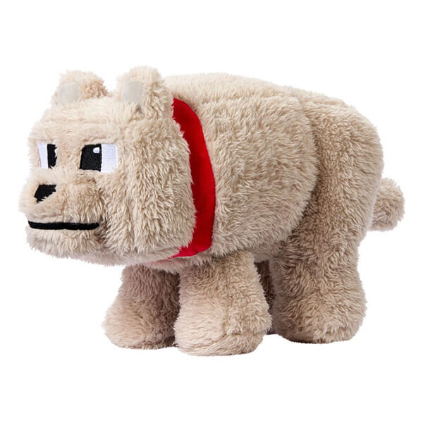 Minecraft plyšák Vlk - 20 cm
