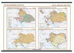 Vývoj českého státu II. (od 16. století do roku 1918) – školní nástěnná mapa/136 x 96 cm