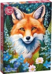 CHERRY PAZZI Puzzle Liška v květinách