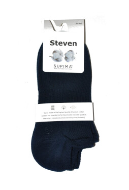Nohy Steven art.157 Supima Terry 35-46 tmavě modrá 44-46