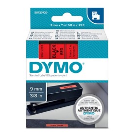 Obchod Šetřílek Dymo D1 40917, S0720720, 9mm, černý tisk/červený podklad - originální páska