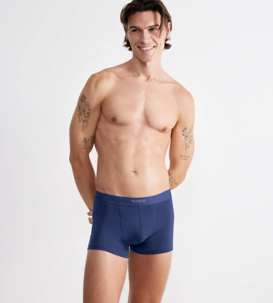 Pánské boxerky EVER Ease Hipster 2P - UNKNOWN - tm. modré 6312 - SLOGGI UNKNOWN XXL