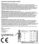 Dětský kostým čarodějnice černo-zlatá, vel. S, e-obal