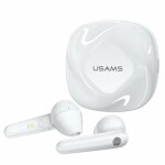 USAMS SD TWS Dual Stereo Wireless Headset BT 5.0 bílá / 40 mAh + 300 mAh (6958444922362)