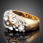 Prsten Swarovski Elements Amedeo, 54 Bílá/čirá