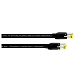 Cordial 15582 RJ45 síťové kabely, propojovací kabely CAT 7a S/FTP 15.00 m černá krytí PUR 1 ks