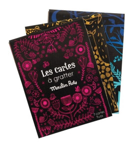 MOULIN ROTY Vyškrabávací obrázky svítící ve tmě