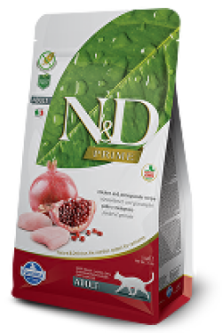 N&D PRIME CAT Adult Chicken & Pomegranate 300g