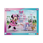 Puzzle deskové Minie s pejsky 40 dílků - Dino