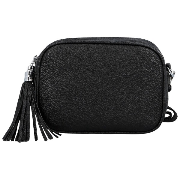 Stylová dámská koženková crossbody kabelka Danika, černá