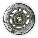 NILS Extreme Sestava bílých PU koleček 64x24 + ložiska ABEC7 (5907695515862)