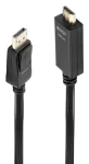 Lindy černá / Adaptér / DisplayPort - HDMI / 2 m / 4K 30Hz (36922)