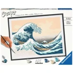 Ravensburger CreArt ART Collection – Velká vlna (Hokusai) – malování podle čísel