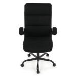 Kancelářské křeslo, houpací mechanismus, černá látka, KA-K3104 BK