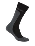 Pánské merino turistické ponožky ICEBREAKER Mens Hike+ Medium Crew, Black/Obsidian velikost: 39-41,5 (S)