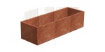 Cortenový vyvýšený záhon ALTO 1010, š. 69 × d. 204 × v. 52 cm
