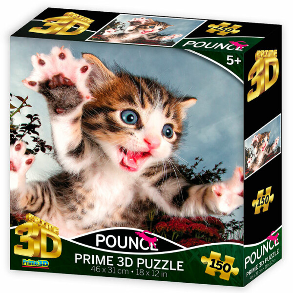 Puzzle 3D kotě 150 dílků - Kolektiv