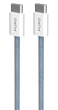 Puro Fabrik FABK4 blue lagon / Kabel USB-C (M) - USB-C (M) / 1,5 m / 60 W