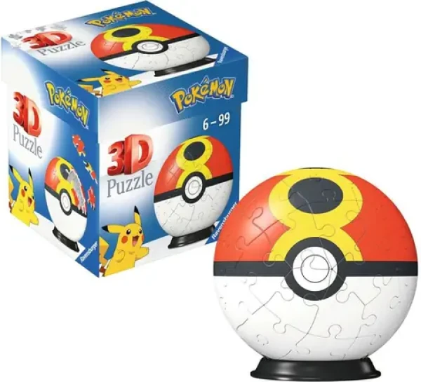 Ravensburger 3D Puzzle -Ball Pokémon: Repeat Ball/ 54 dílků