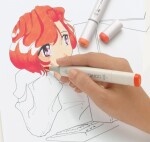 Copic, 2007502, Copic Classic, oboustranné popisovače, Basic tone, 12 ks