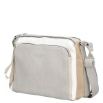 Trendy dámská koženková crossbody kabelka Vanda, šedá