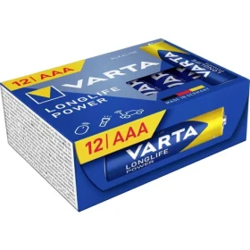 Varta Longlife Baterie AAA 12ks / 1.5V / alkalická / v boxu (215128)