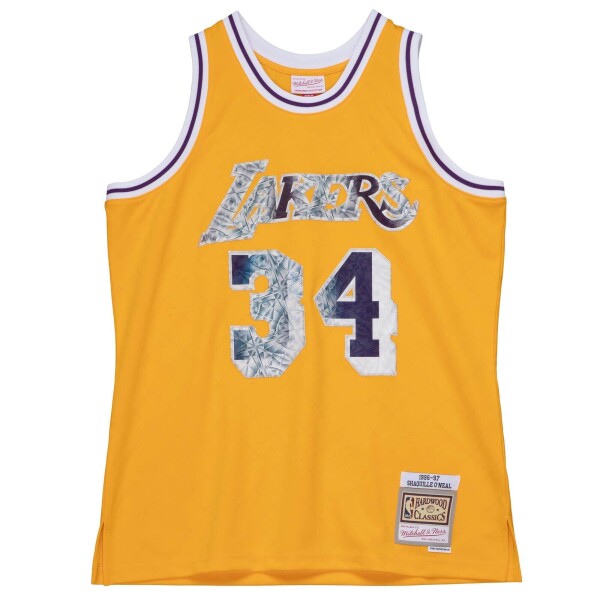 Mitchell & Ness Pánský dres Los Angeles Lakers NBA Shaq O'Neal #34 75th Anniversary Swingman Velikost: S