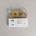 Dortové svíčky Happy Birthday bronzové