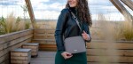 Dámská koženková crossbody kabelka Merise Grey, šedá