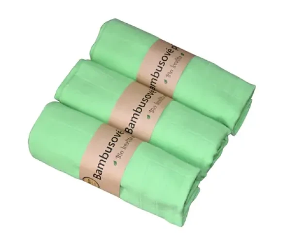 GaGa's Mušelínová plena bambus/biobavlna Zelená (8594197442641)