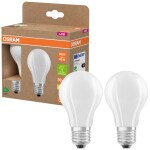 OSRAM 4058075761773 LED Energetická třída (EEK2021) F (A - G) E27 kulatý tvar 8.8 W = 60 W teplá bílá (Ø x v) 95 mm x 95