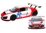 Mamido Sportovní autíčko AUDI R8 LMS na dálkové ovládání RC 1:24 bílé