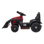 Mamido Dětský elektrický traktor G320 s radlicí červený