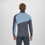 KARPOS Federa Full-Zip Fleece, Woodl.Gray/Black/Smoke Blue velikost: L