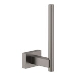GROHE - Essentials Cube Držák náhradního toaletního papíru, kartáčovaný Hard Graphite 40623AL1