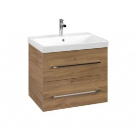 VILLEROY & BOCH - Avento Umyvadlová skříňka, 63x51x45 cm, 2 zásuvky, Oak Kansas A89000RH