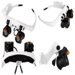 Verk Náhlavní lupa s LED světlem VR 09141