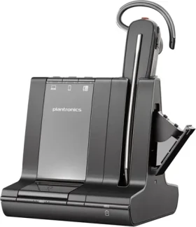 Poly Savi 8245 černá / Bezdrátová náhlavní souprava / mikrofon / ANC / jedno sluchátko / Bluetooth / DECT (8D3H2AA#ABB)