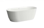 Laufen - Pro Volně stojící vana 165x75x55 cm, s odtokovou soupravou, bílá H2399520000001