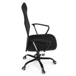 Kancelářská židle, houpací mechanismus, černá látka, KA-W3109 BK