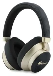 Guess PU 4G Gold Script Metal Logo černá / Sluchátka / Bezdrátová TWS / ENC potlačení hluku (57983130954)