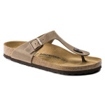 Dámské žabky Birkenstock Gizeh Oiled Leather Tabacco Brown Narrow (0943813) dámské 36