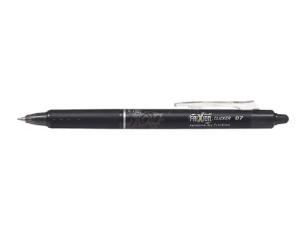 PILOT Frixion Clicker Gumovací pero / 0,7mm / černá (BLRT-FR7-B)