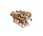 Ugears 3D dřevěné mechanické puzzle Motor V8