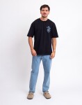 Tričko Edwin Ekoda Bath House TS Black garment washed