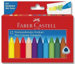 Voskovky trojhranné Faber-Castell Wax Triangular Crayons - 12 barev