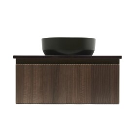 Koupelnová skříňka s krycí deskou SAT Evolution 78x30x44,8 cm ořech mat SATEVO80NAD SATEVO80NAD