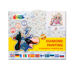 TSvetnoy, LE105e, Diamond painting - diamantové malování, 30 x 40 cm, Princezna a jednorožec