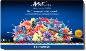 Staedtler Staedtler, 104 M60, Mars Lumograph, sada akvarelových pastelek, 60 ks