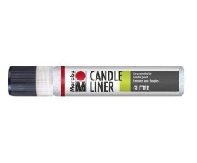 Marabu Candle Liner na svíčky - glitrový opálový 25 ml